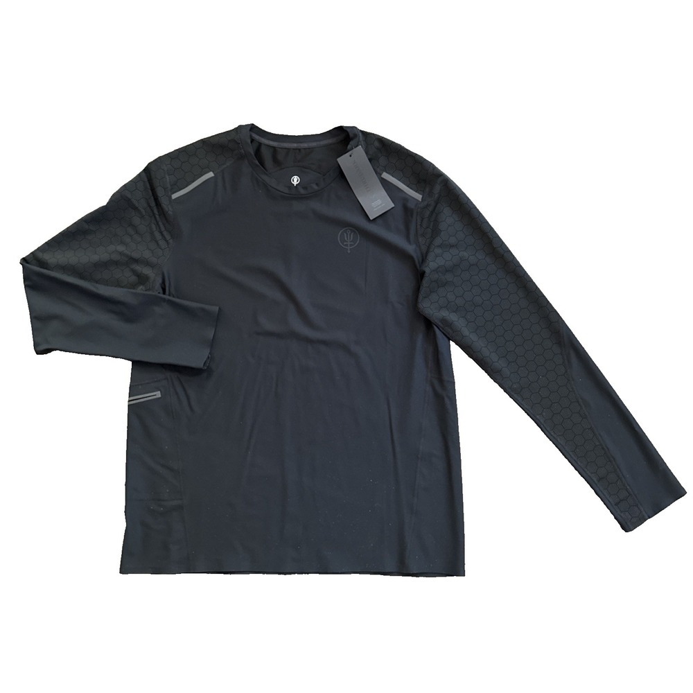 ThruDark Force Tech Long Sleeve Shirt Men 3XL Black Performance Training Top NWT